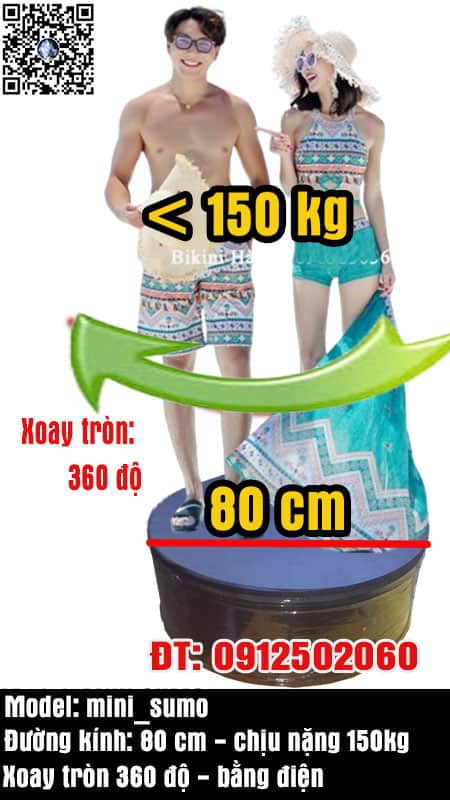 bục xoay tròn