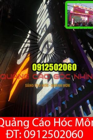 chữ nổi gắn đèn led bên trong