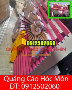 chữ nổi gắn đèn led quảng cáo ở hóc môn