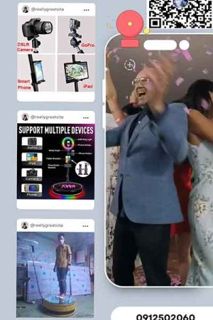 ý tưởng sự kiện ra mắt sản phẩm sử dụng 360 photobooth video