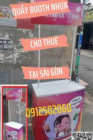 Booth sampling nhựa thuê