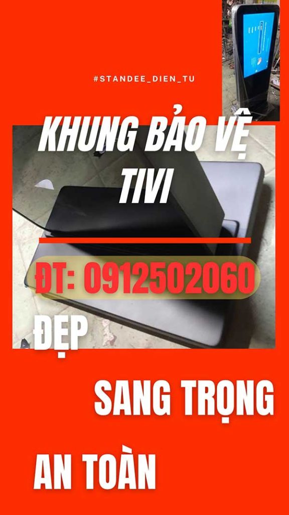 khung kiếng bảo vệ tivi