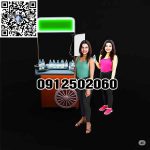 xưởng sản xuất booth gấp gọn