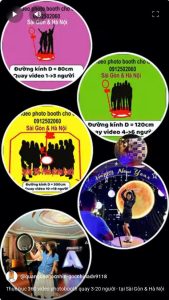 360 video photobooth cho thuê