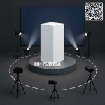 trưng bày quay phim mockup máy móc hàng điện tử