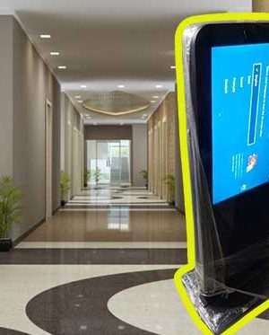 Standee điện tử hành lang tòa nhà văn phòng trung tâm thương mại nhà ga sân bay