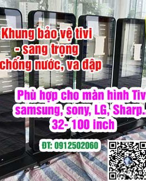 Xưởng sản xuất khung standee điện tử bảo vệ tivi
