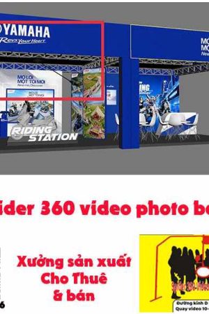 spider 360 video photo booth - y tưởng cho đơn vị thiết kế truyền thông sản phẩm cho booth trưng bày trải nghiệm sản phẩm