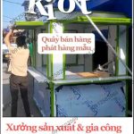 Độ Bền Alu 3mm Và Sàn Gỗ Nhựa 18mm Trong Sản Xuất Kiot | Kiot xe đẩy bán hàng Sài Gòn