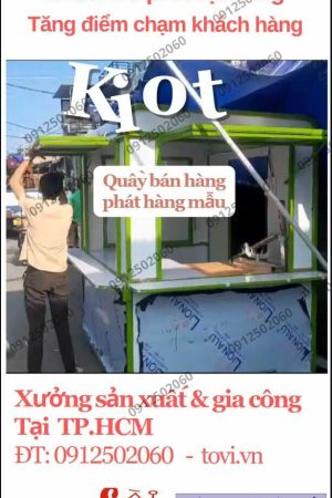 Độ Bền Alu 3mm Và Sàn Gỗ Nhựa 18mm Trong Sản Xuất Kiot | Kiot xe đẩy bán hàng Sài Gòn