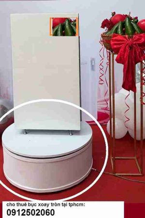 bục xoay tròn 360 độ
